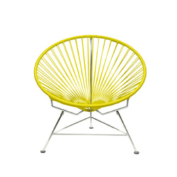 Condesa Chair, Yellow Cord/Chrome Base