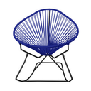 Acapulco Rocking Chair, Blue Cord/Black Frame