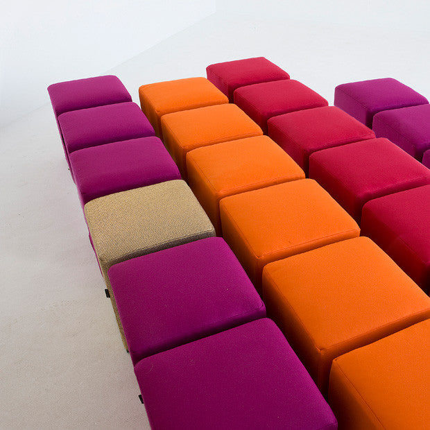 SPACE, Pouf, 629 violet, Felt