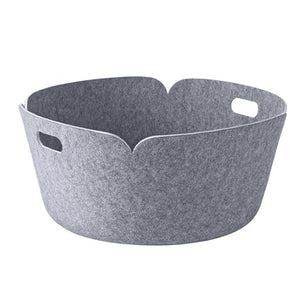 Restore Round Basket, Grey