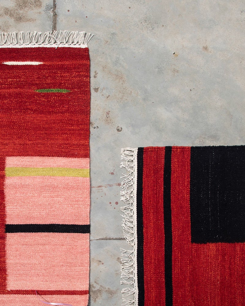 MK Rose Garden carpet, 2'3" x 7"