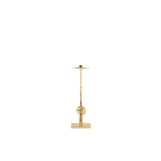 Interconnect Candle Holder, Brass-Household accessories-Audo-vancouver special