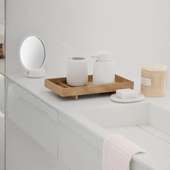 SONO Oval Tray, White