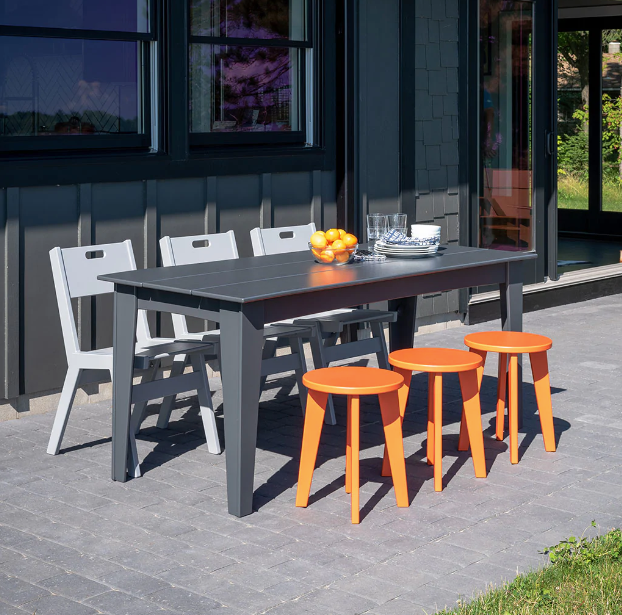 Norm Stool, Chair Height, White