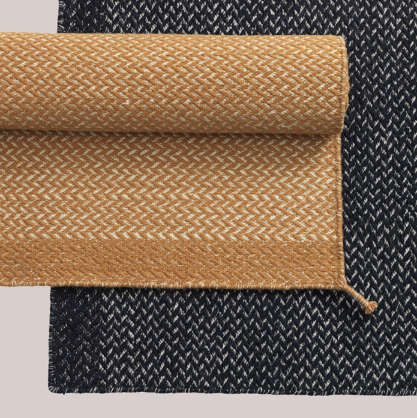 Ply Rug, Burnt Orange 79 x 31"