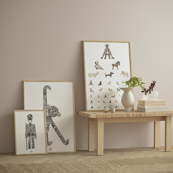 Kay Bojesen Eyechart Poster, Unframed