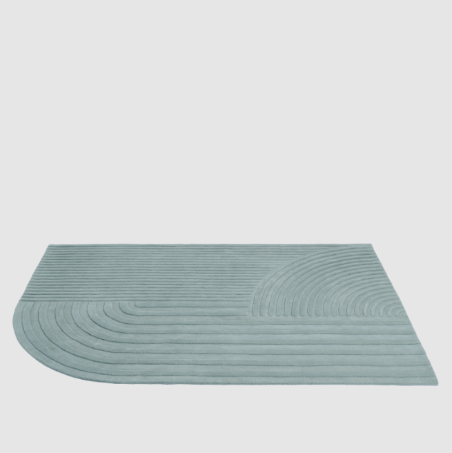 Relevo Rug, Sage Green, 5'6 x 7'9