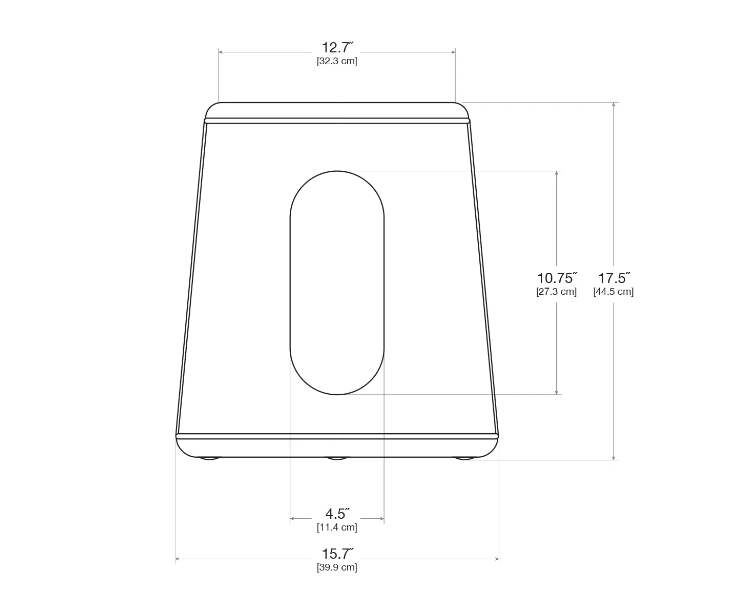 Dewey Stool, Black Repro