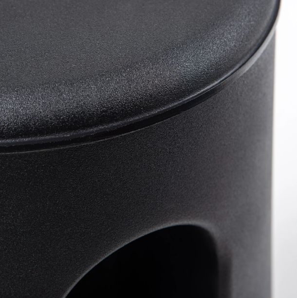 Dewey Stool, Black Repro