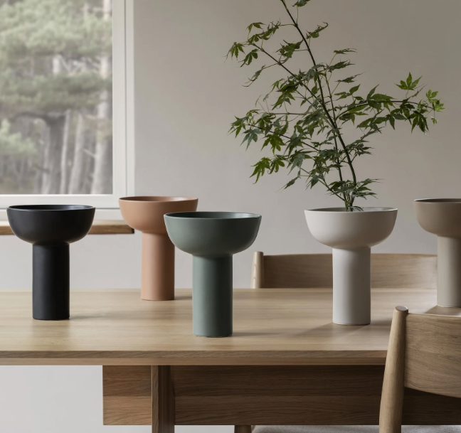 Miyabi Vase, Black