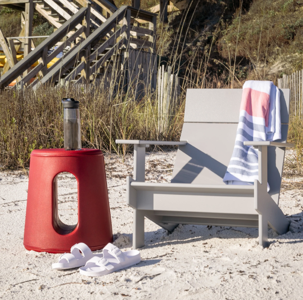 Dewey Stool, Red Speckle