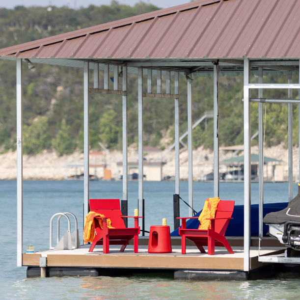 Dewey Stool, Red Speckle