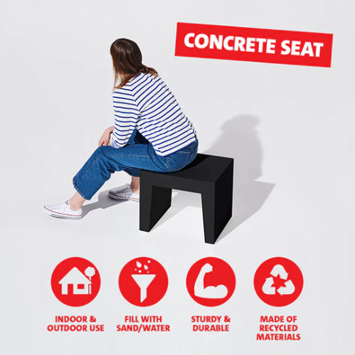 Concrete Seat, Black
