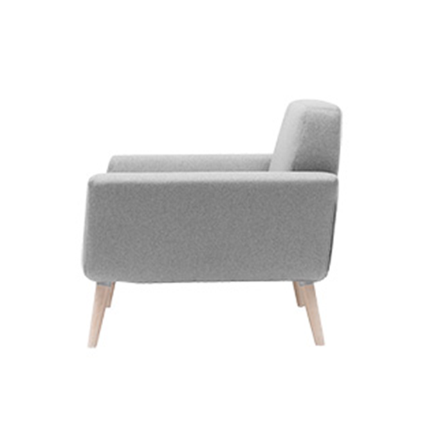 Scope chair, Light Grey Felt 620