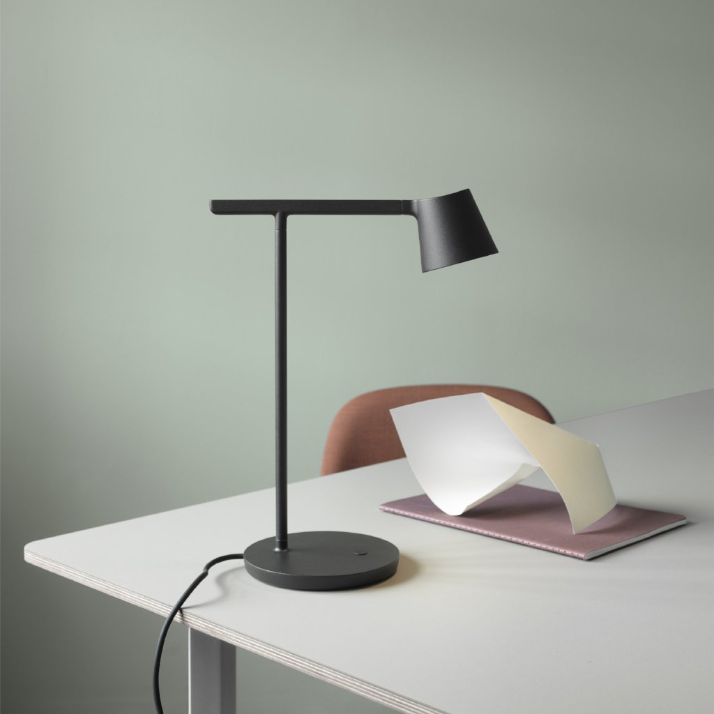 Tip Table Lamp, Black