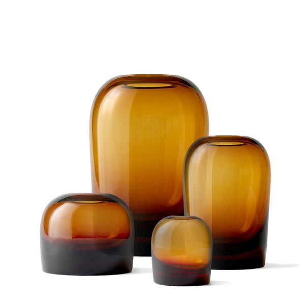 Troll Vase, Medium, Amber-Vases-Audo-vancouver special