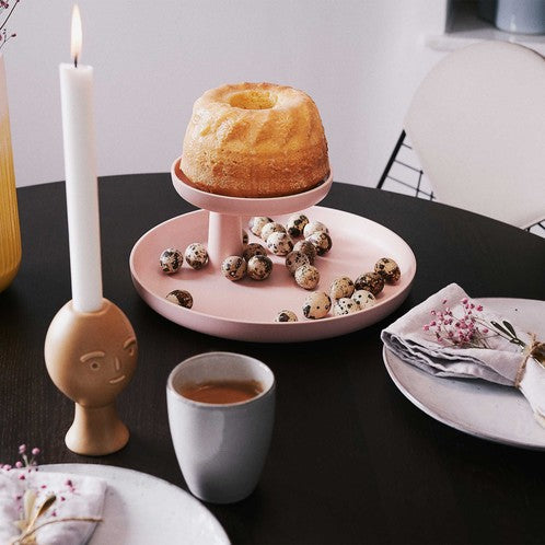 Rotary Tray, Pale Rose