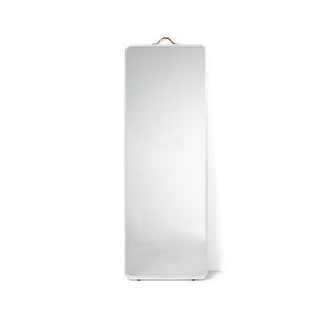 Norm Floor Mirror, White (Tall Rectangle)-Mirrors-Audo-vancouver special