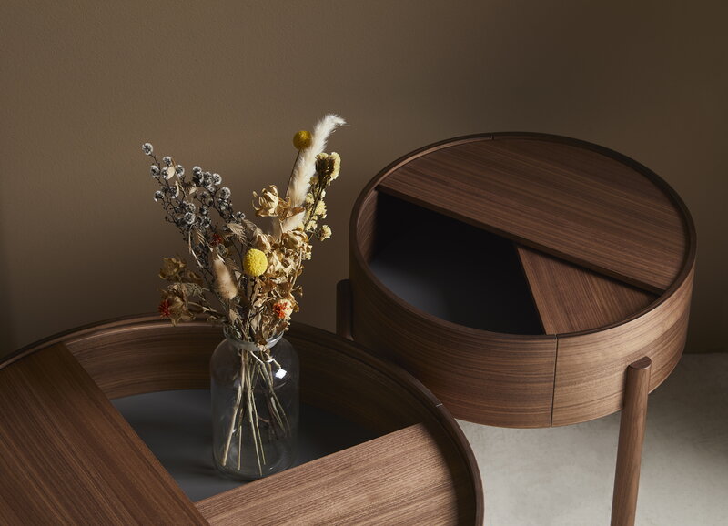 Arc Coffee Table, 42cm, Walnut