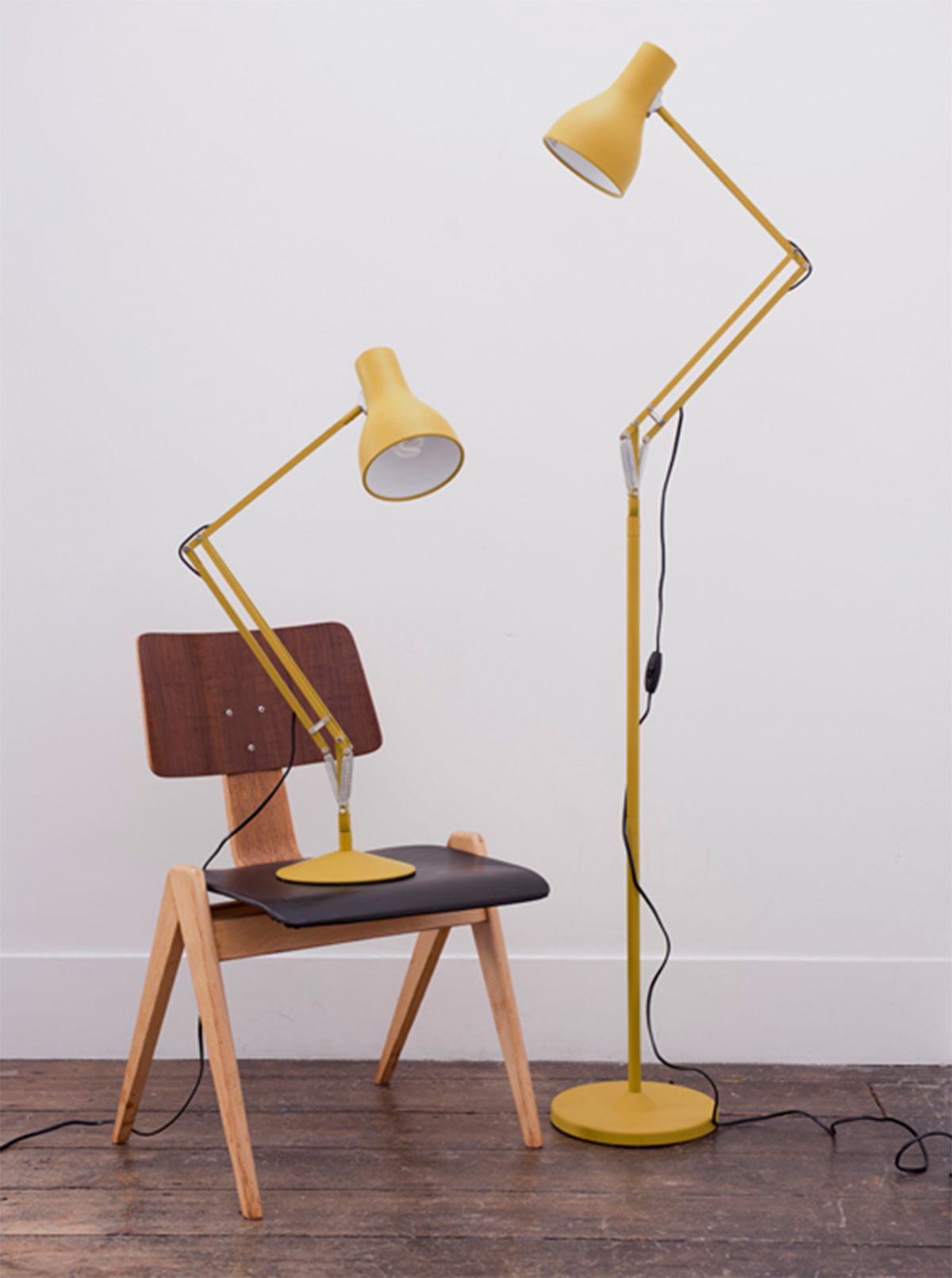 Type 75 Floor Lamp, Margaret Howell, Yellow