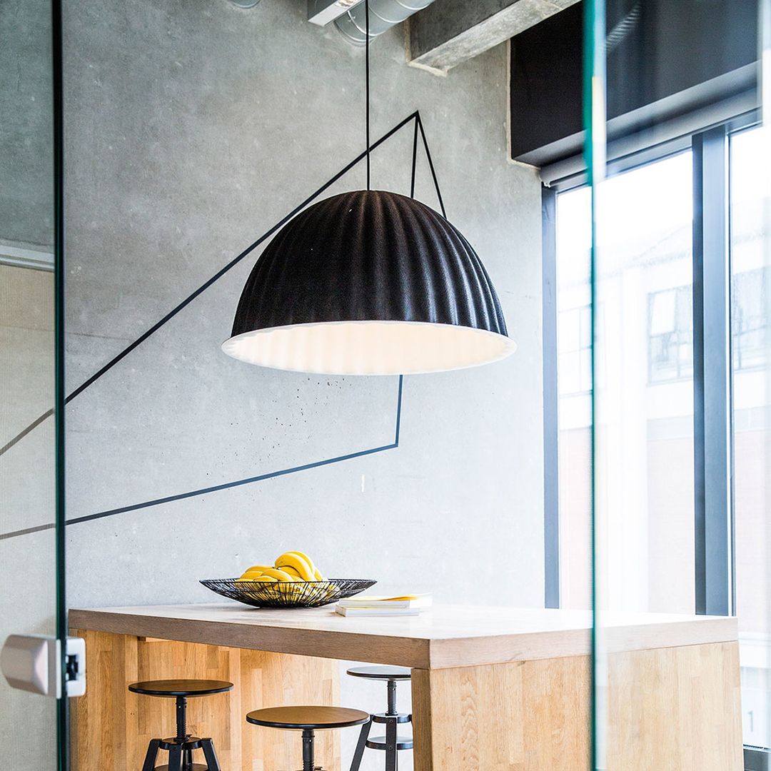 Under the Bell Pendant, Black, 82 cm (32")