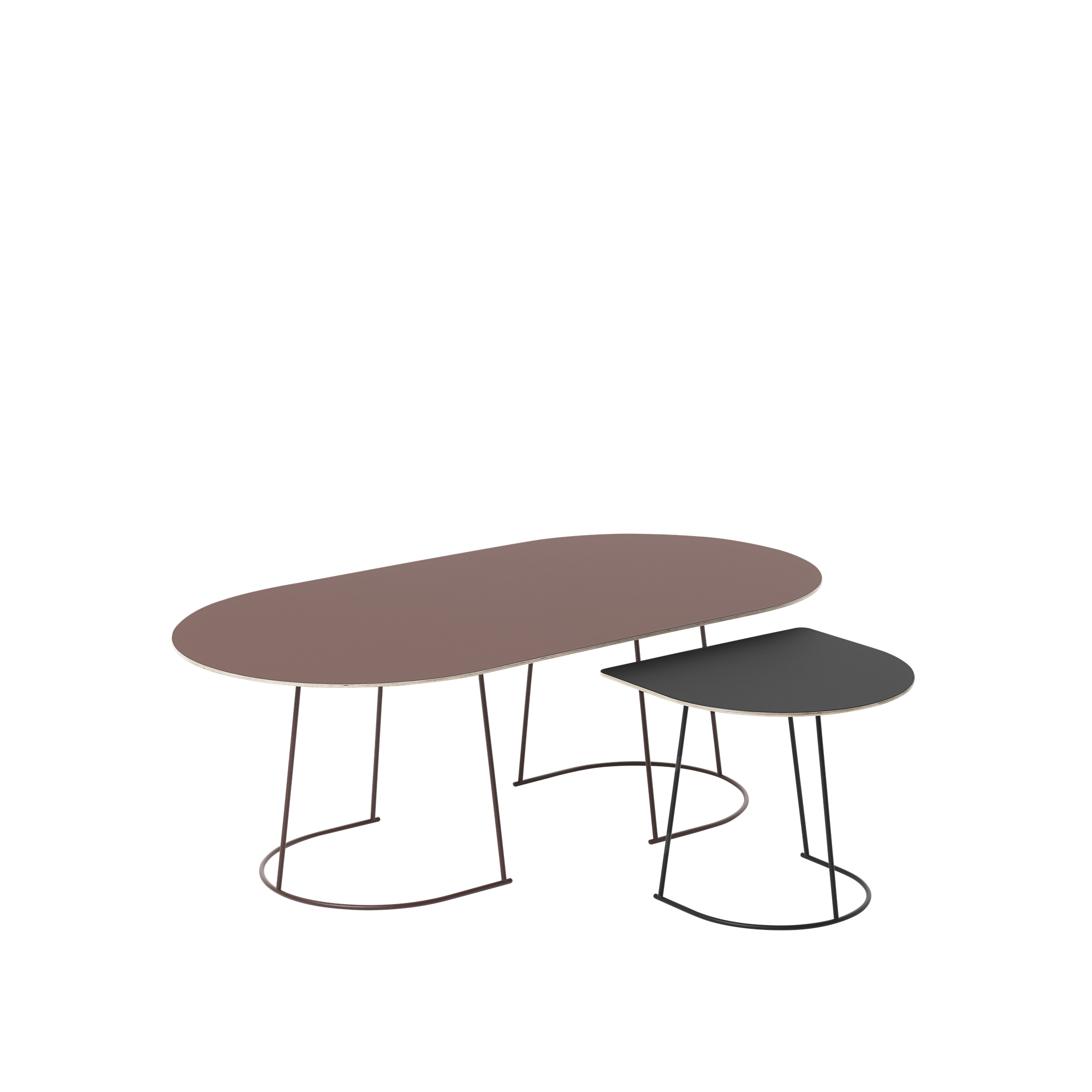 Airy Coffee Table, Medium, Grey (2 boxes)