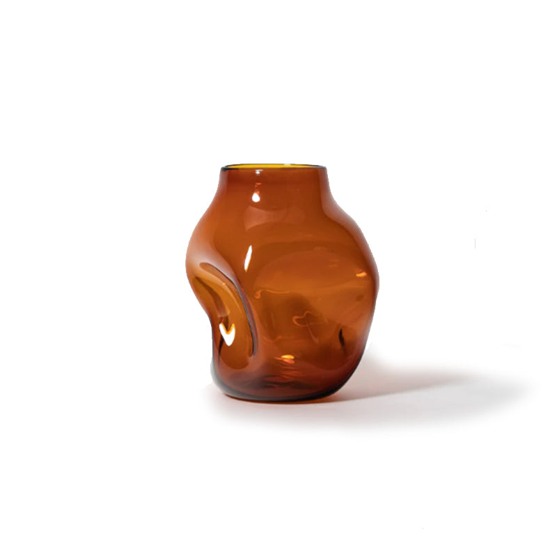 Boulder Vase, Amber