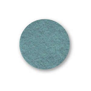 Felt coaster round, 21cm, aqua