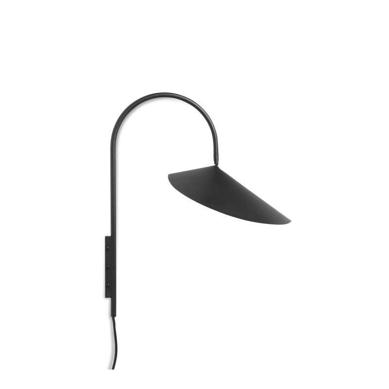 Arum Swivel Wall Lamp, Black