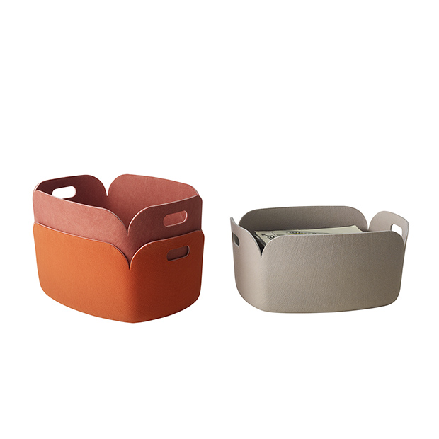 Restore Felt Storage Basket, Sand