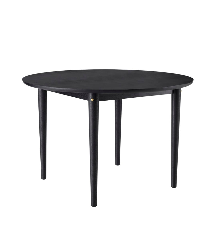 Bjork table C62, Black Lino/Black Legs