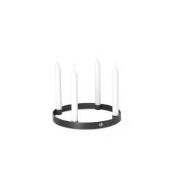 Candle Holder Circle, Black, Small