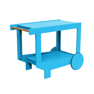 Lollygagger Bar Cart, Sky Blue