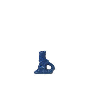 Dito Candleholder, Single, Blue