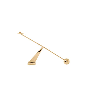 Interconnect Candle Holder, Brass-Household accessories-Audo-vancouver special