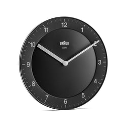 Braun wall clock, small black