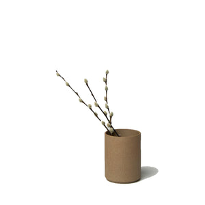 Hasami Planter, Tall, Brown *Does not come with Dish/Plate