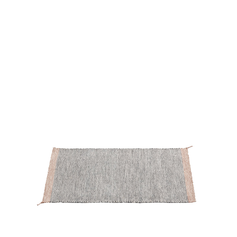 Ply Rug, Black/White 55 x 33"