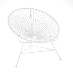 Condesa Chair, White Cord/ White Frame