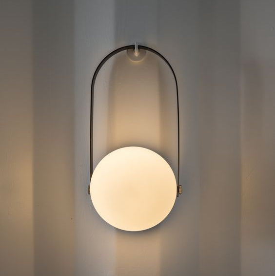 Carrie LED Lamp, Burnt Red-Lighting-Audo-vancouver special