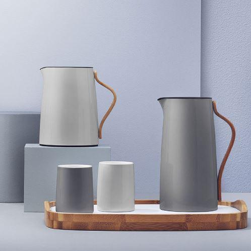 Stelton Emma Vacuum Jug , Coffee 1.2L, Grey