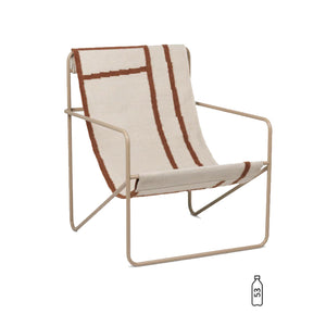 Desert Lounge Chair, Cashmere/Shape