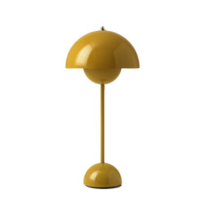 Flowerpot Table Lamp, VP3, Mustard