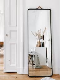Norm Floor Mirror, Black (Tall Rectangle)-Mirrors-Audo-vancouver special