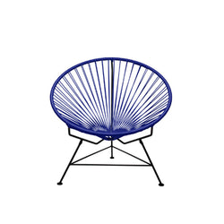 Condesa Chair, Deep Blue/ Black Frame