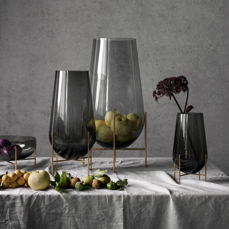 Echasse Vase, Small, Smoke-Vases-Audo-vancouver special