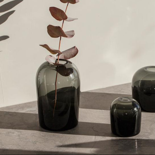 Troll Vase, Extra Large, Smoke-Vases-Audo-vancouver special