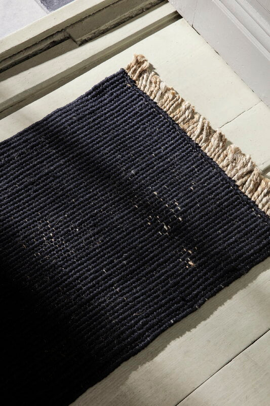 Block Mat, Black/Natural