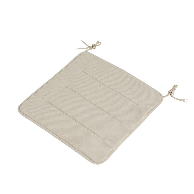 Linear Chair Seat Pad, Light Grey