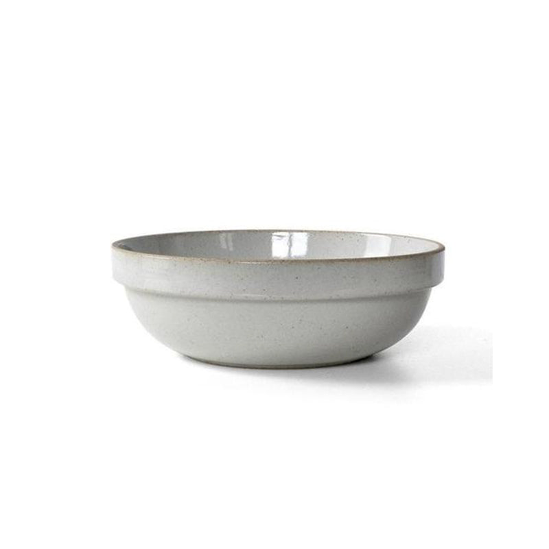 Hasami Round Bowl Gloss Grey, 8.5"